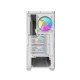 Kompiuterio korpusas Darkflash DS900WS su 4 ARGB ventiliatoriais, baltas
