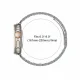 Sidabrinės spalvos Tech-Protect Stainless apyrankė Apple Watch 44/45/46/49 mm