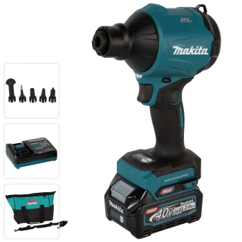 Akumuliatorinis pūstuvas Makita AS001GA102 40V XGT su akumuliatoriumi ir krovikliu