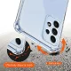Samsung Galaxy S23 (SM-S911) Anti-slip 4 Corners Shockproof Cover Case, Transparent