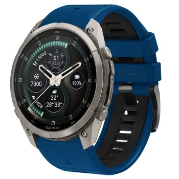 Tech-Protect Iconband Pro strap for Garmin Fenix (51 mm), navy and black