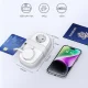 Orico AP3 65W GaN ilgintuvas 2x AC + 2x USB-A + 2x USB-C, baltas
