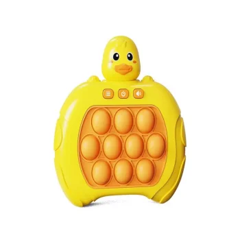 Electronic Pop It Game Duck Telcon for Memory and Concentration, Yellow
