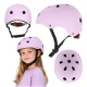 Vaikiškas dviratininko šalmas Trike Fix su LED, M (55–58 cm), violetinis