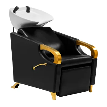 Gabbiano C019G Hairdressing Wash Unit Black-Gold