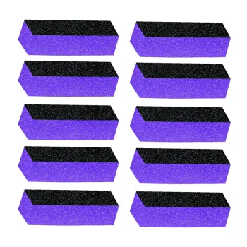 Violetinis nagų poliravimo blokelis 150, 10 vnt.