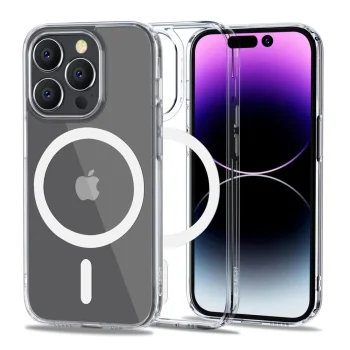 Tech-Protect FlexAir Hybrid MagSafe dėklas, skirtas iPhone 14 Pro Max, skaidrus