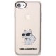 Karl Lagerfeld Ikonik Choupette dėklas iPhone 7/8/SE rožinis