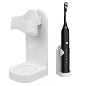 Wall-Mounted Electric Toothbrush Holder AG686, White