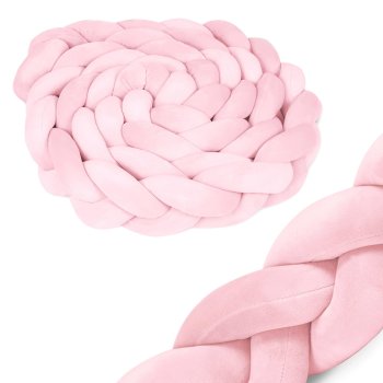 Ricokids pinta lovelės apsauga, 3 m, rožinė