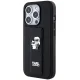 Karl Lagerfeld dėklas iPhone 13 / 13 Pro Gripstand Saffiano, juodas