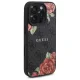 Guess dėklas iPhone 16 Pro Max telefonui 4G Flowers Print MagSafe, juodas