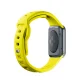 3mk silikoninis dirželis Apple Watch 38 / 40 / 41 mm, geltonas