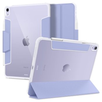 Spigen Ultra Hybrid Pro atverčiamasis dėklas iPad Air 10.9" / 11", Violetinis