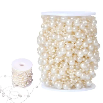 Pearl Bead Chain, Christmas Tree Garland, 5 m