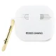 Apple AirPods 3 dėklas Hello Kitty Silicone 3D Kitty Head, baltas
