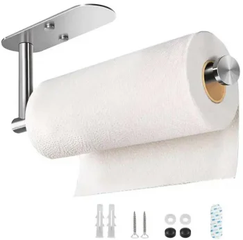 Paper Towel Holder, Silver