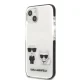 Karl Lagerfeld Karl & Choupette dėklas iPhone 13 mini, Baltas
