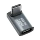 Kampinis adapteris USB-C į USB-C Wozinsky WPKF-01 40Gb/s 240W 8K, pilkas
