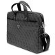 Guess Saffiano 4G Triangle Logo krepšys nešiojamam kompiuteriui iki 16\", juodas