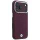 BMW Sign Centered Deboss MagSafe dėklas iPhone 17 Pro Max / 18 Pro Max, bordo