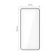 Apsauginis stiklas Tech-Protect Glass Fit+ Xiaomi 15T / 15T Pro (2 vnt.), juodas