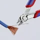 Tiksliosios šoninio kirpimo replės KNIPEX Electronic Super Knips 78 13 125, 125 mm