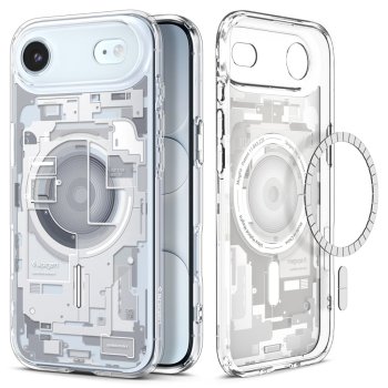 Spigen Ultra Hybrid Mag Zero One dėklas, skirtas iPhone 17 / 17 Air, baltas