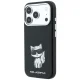Karl Lagerfeld Smooth Choupette Sketch MagSafe dėklas iPhone 18 Pro Max / 17 Pro Max, juodas