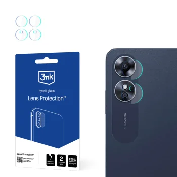 3mk Lens Protection kameros apsauginis stiklas, skirtas Oppo A17