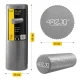 4Fizjo CARE+ Massage Roller with Bumps, 45 cm, Grey