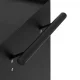 Tatuiruočių meistro vežimėlis Pro Ink 005 su 5 stalčiais, juodas