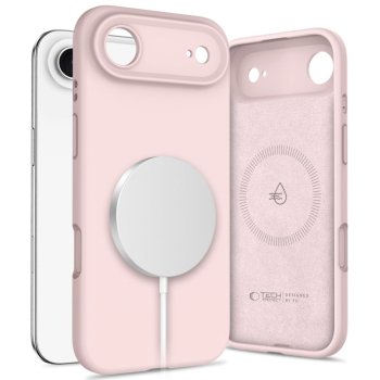 Tech-Protect iPhone 17 Air Case Silicone MagSafe, Pink