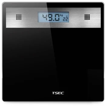 Elektroninės stiklinės vonios svarstyklės su LCD ekranu iki 180 kg