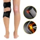 4FIZJO Long Knee Brace with Patella Stabilizer L, Black