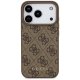 Guess 4G Classic dėklas, skirtas iPhone 17 Pro, rudas