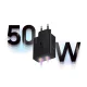 Samsung Power Adapter Duo EP-T5020XBEGEU tinklo įkroviklis 2x USB-C 50W, juodas