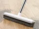 Silicone Rubber Broom with Squeegee and Adjustable Metal Handle 120 cm
