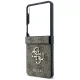 Guess Big 4G Logo dėklas telefonui Samsung Galaxy Z Flip 8, rudas