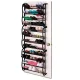 Modernhome PJJWMSR003 BLACK ant durų kabinamas batų organizatorius, juodas