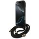 Guess 4G Big Logo dėklas su virvele iPhone 17 Pro, juodas