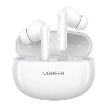 Belaidės ausinės Ugreen HiTune T6 ANC, baltos