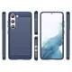Samsung Galaxy S23 (SM-S911) Carbon Flexible Cover TPU Case, Blue