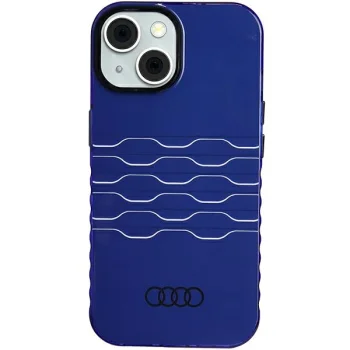 Audi IML MagSafe dėklas iPhone 15 / 14 / 13, mėlynas