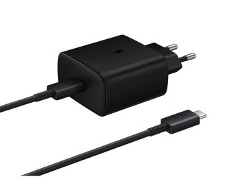 Samsung EP-TA845EWE 45W įkroviklis su 1.8m USB-C laidu EP-DW767JWE, juodas