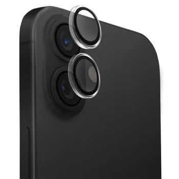 Uniq Optix Camera Lens Protector for iPhone 16 / 16 Plus, Clear Black