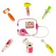Interactive Set of Toy Doctor\'s Accessories 8 pcs, Pink
