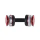Rebeltec Crystal belaidės uždedamos Bluetooth ausinės, raudonos