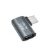Wozinsky WPKB-01 kampinis USB-C į USB-C adapteris 40 Gb/s 240W 8K OTG, pilkas
