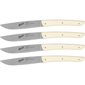 Kepsnių peilių rinkinys Berkel, 4 dalių, 11 cm ašmenys, kreminės spalvos